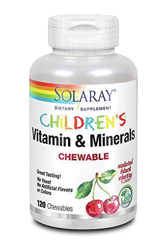 Children's Chewable Vitamins & Minerals Solaray 120 Chewable
