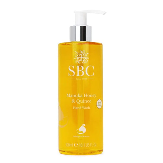SBC Skincare Manuka Honey & Quince Hand Wash - 300ml | Luxurious Hand Wash For All The Family | Moisturising Hand Soap | Hand Wash For Dry Or Irritated Skin