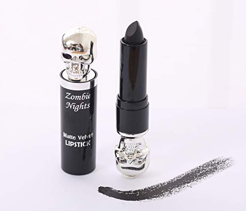 Saffron LONDON Saffron - Zombie Nights Matte Velvet Lipstick (01 True Ebony)