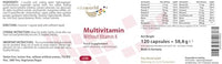 Vita World Multivitamin A-Z Without Vitamin K 120 Capsules Made in Germany