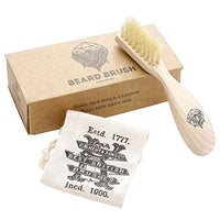 Kent Left Handed Wooden Beard Brush