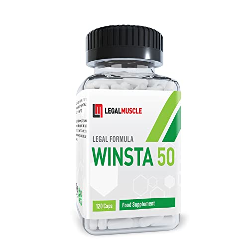 LM LEGAL MUSCLE WINSTA 50 - Legal Muscle - Advanced Legal Bodybuilding Supplement - 120 Vegetarian Capsules - 30 Days Supply - UK Manufactured
