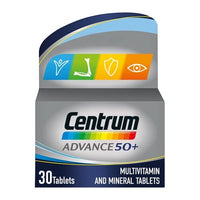 Centrum Advance 50+ Multivitamin (30 Tablets)