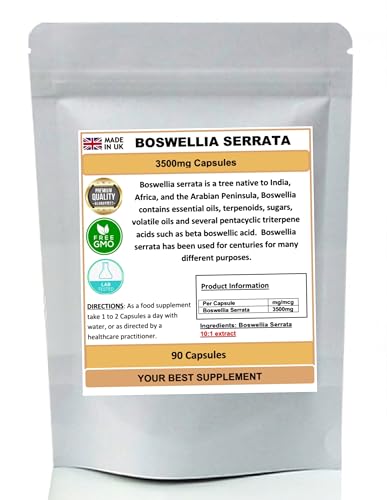 Your Best Supplement Boswellia Serrata Extract Capsules 3500mg (High Strength) (90)