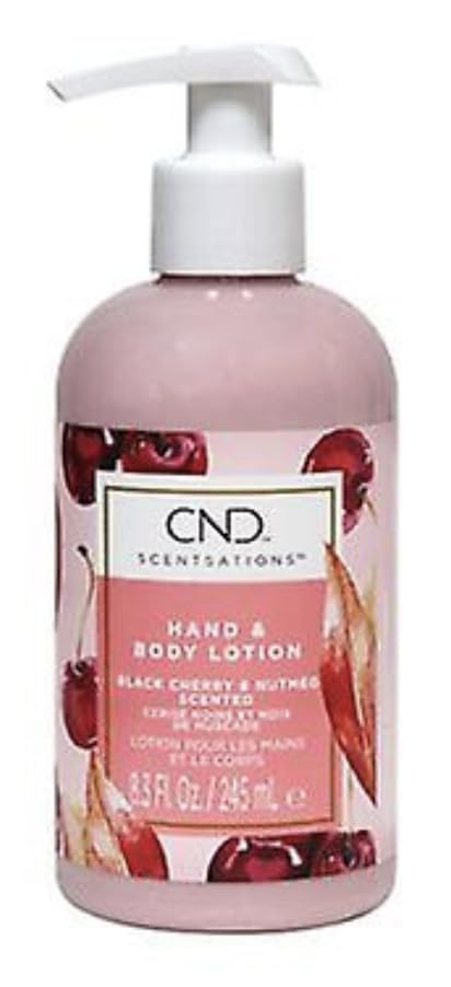 Birsppy CND Scentsations Hand & Body Lotion - Black Cherry & Nutmeg- 8.3oz