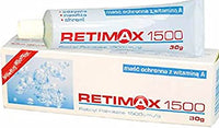 RETIMAX 1500 Vitamin A, Retinol, Protective Ointment, Anti-Ageing Anti-Wrinkles Cream For Sensitive & Dehydrated Skin - 30g