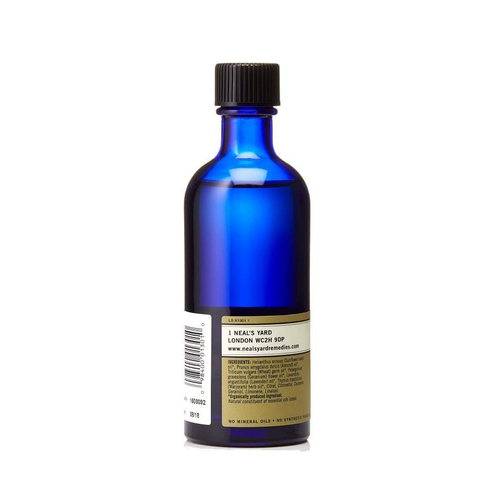 Neal's Yard Remedies Aromatic Massage Oil, Balance & Relax Your Mind, Scented Body Oil, With Almond & Sunflower Oil, 100ml