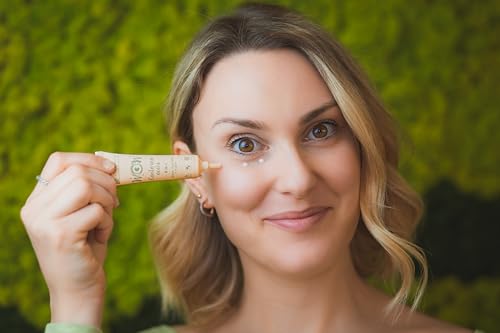 La Saponaria 3 in 1 Eye Contour Cream, Wrinkles & Fine Lines, Dark Circles, Hyaluronic Acid, Retinol, Caffeine, Anti-Ageing, Brighten, Natural, Vegan, Cruelty-Free, Recycled Packaging, Organic, 15ml