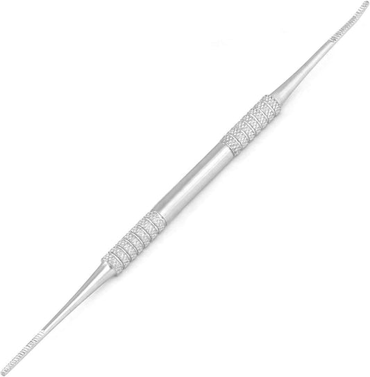 IMKRC Ingrown Toenail Tool Blacks File - Double Ended Stainless Steel Toenail File, Ingrowing Toenail Kit, Toe Nail File for Women, Professional Ingrown Toenail Treatment