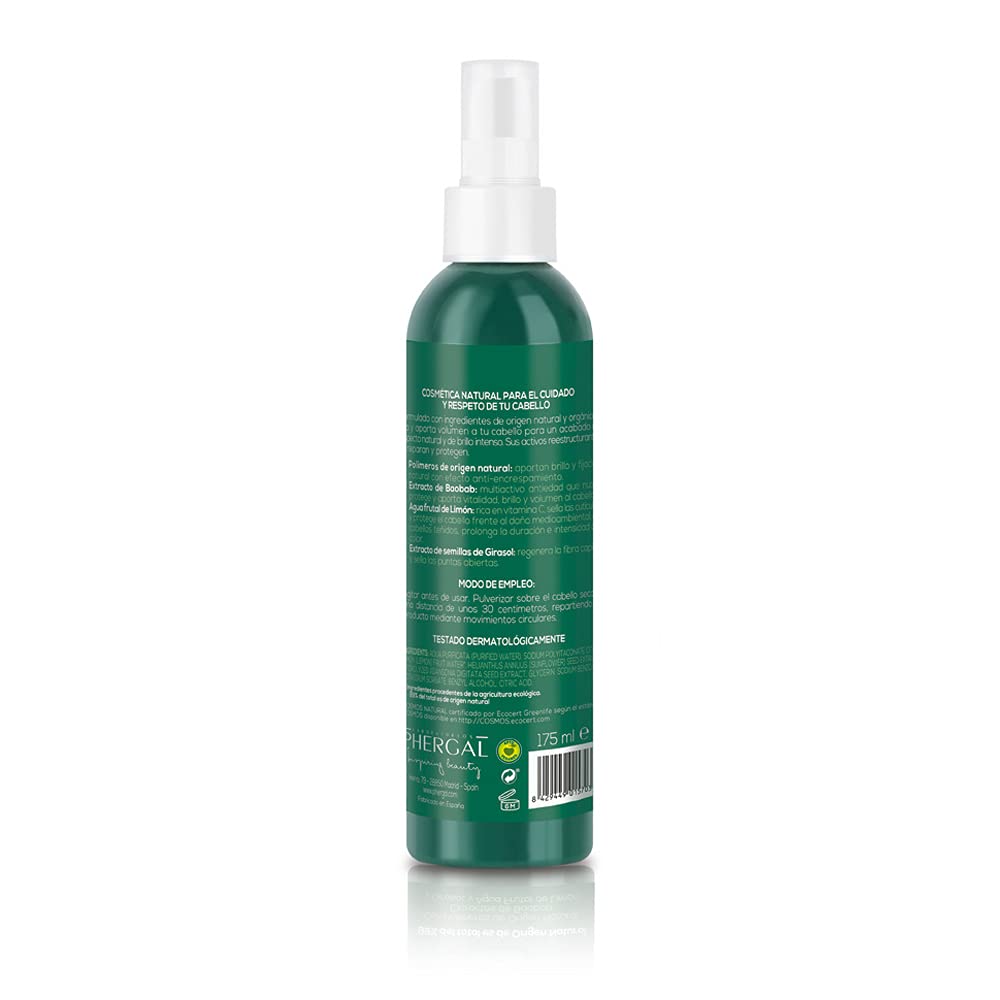 Naturtint Fixing Paint - More Volume and Shine, Perfect Natural Finishing, Anti-Frying Effect, 99.6% Natural Ingredients, Baobab Extract, Colourless, 175 ml