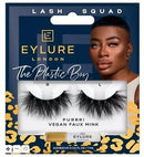 Eylure LASH SQUAD THE PLASTIC BOY- PURRR! VEGAN FAUX MINK False Eyelashes. Unisex