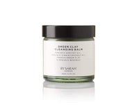 BY SARAH LONDON Green Clay Cleansing Balm - 84% Organic, 100% Natural, certified cruelty-free, Made in the UK