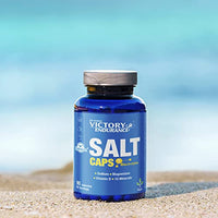 VICTORY ENDURANCE Salt Caps; 90 Capsules with an Extra Supply of Vitamins D and B1 with Sodium, Potassium, Chlorine, Calcium, Iron, Magnesium, Iodine, Copper, Manganese, Selenium