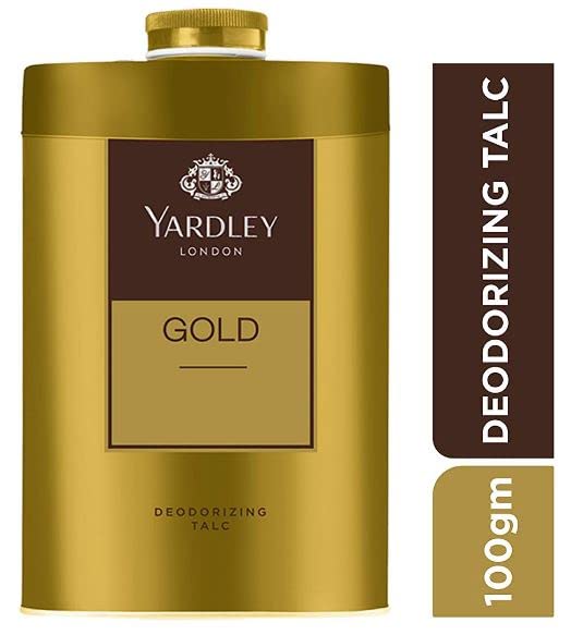 DMG Select 2 x 100gm Yardley London Gold Deodorizing Talcum Powder for Men
