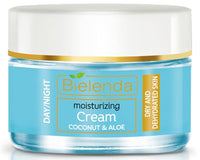 Hydra Care Coconut and Aloe Moisturizing Light Cream for Dry and Dehydrated Skin Bielenda