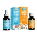 Colief Immune Support Bundle Contains Colief Vitamin D3 Drops | Liquid VIT D3 Supplement for Babies | Colief Vitamin C Drops for Babies | Infants Age +1 | 600 Drops