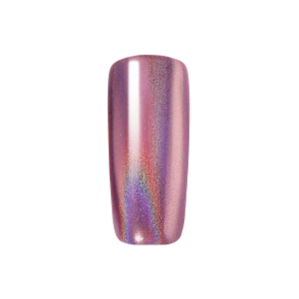 BLUESKY Bluesky Chrome Nail Powder Kit With Applicator Brush Metallic Gel Nail Art Pink 5g