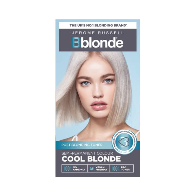Jerome Russell Bblonde Post Blonding Toner Kit - Cool Blonde, Semi Permanent