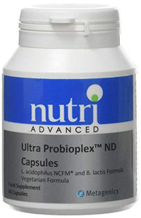 Nutri Advanced - Ultra Probioplex ND - Dairy Free Probiotic - 60 Capsules