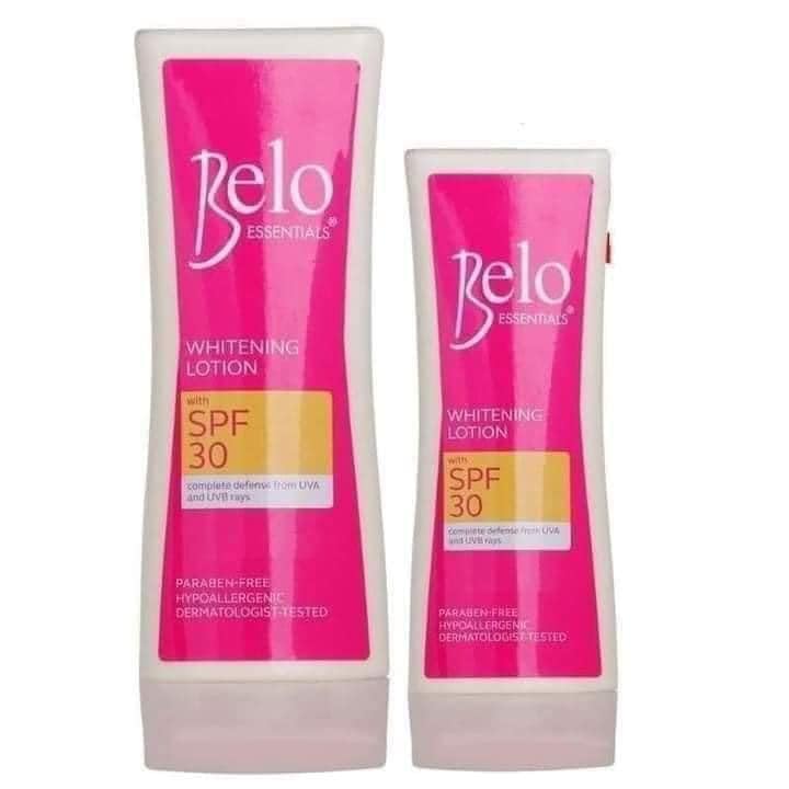 Belo Essentials Whitening Lotion with Skin Vitamins, Paraben-Free, Hypoallergenic, 200mL