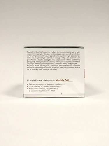 Norel Dr Wilsz Mandelic Acid Brightening Smoothing Creme | Krem Rozjasniajaco - Wygladzajacy z Kwarem Migdalowym 50 ml SET with STAPIZ Hair Shampoo 15ml or Mask 10ml