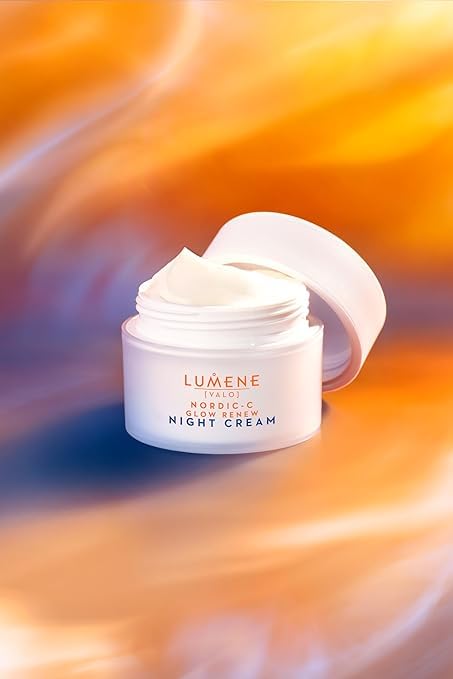 Lumene Nordic-C [VALO] Vitamin C Glow Renew Night Cream 50ml - Overnight Bright Sleeping Cream, New Improved Formulation