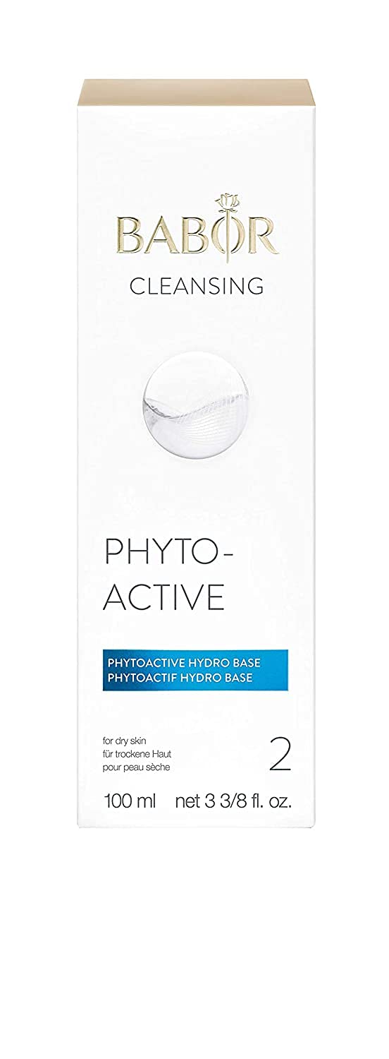 BABOR Phytoactive Hydro Base, Nourishing Antioxidant Daily Facial Cleanser, with Agrimonia Extract for Dry Skin, Non-Drying