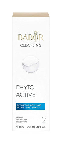 BABOR Phytoactive Hydro Base, Nourishing Antioxidant Daily Facial Cleanser, with Agrimonia Extract for Dry Skin, Non-Drying