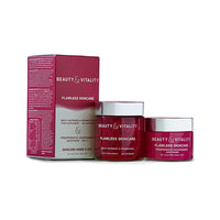 Beauty & Vitality Flawless Skincare Kit for Acne-Prone Skin - Probiotic Moisturiser (50ml) and Supplements (60 Caps) for Microbiome Balance