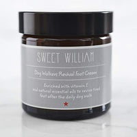 Sweet William Dog Walkers Revival Foot Cream | Moisturising Cream with vitamin E and natural essential oils | 60 ml