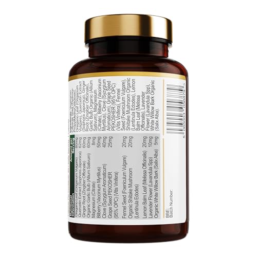 Royal Oak Health Digest Cleanse with 13 Active Ingredients - 60 Vegan Capsules, 2 Month Supply - UK Made