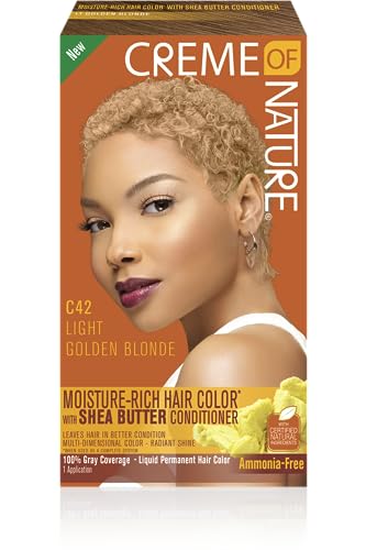 Creme of Nature Moisture Rich Hair Color with - C42 Light Golden Blonde