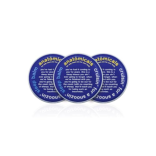 Anatomicals Sleep Aid Balm 20g - Cruisin for a Snoozin, 3 Pack