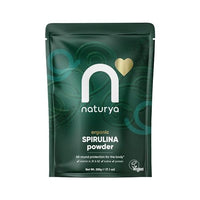 Naturya Organic Spirulina Powder 200g - Superfood Supplement for Energy, Immunity, & Detox – 100% Natural, Nutrient-Rich with High Protein & Iron, Non-GMO, Vegan-Friendly - Resealable Pack