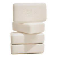 Lucy Bee Certified Organic & All Natural Soap Bar 4 Pack | Moisturising & Rejuvinating | Dermatologist Approved for Sensitive Skin | Unscented & 100% Palm Oil Free, 150g x 4