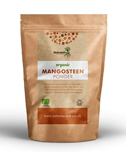 Natures Root Nature’s Root Organic Mangosteen Powder 60g - Garcinia Mangostana | Freeze Dried Powder | Anti-Ageing Superfood