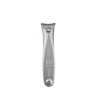 Rui Smiths Pro Precision Nail Clippers | TopInox Stainless Steel Manicure Pedicure Trimmer, Curved Cutting Edges, Travel Size, 6cm Length | Made in Solingen, Germany