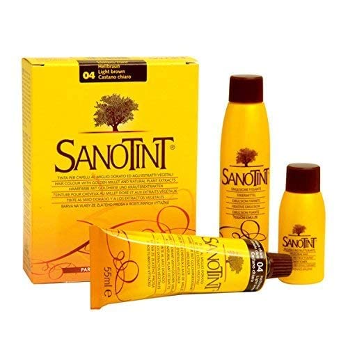 Sanotint 4% PPD, no ammonia Dark Brown Hair dye