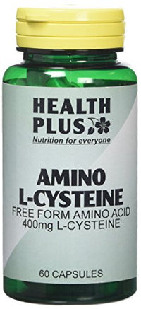 Health Plus Amino L-Cysteine 400mg Amino Acid Supplement - 60 Capsules