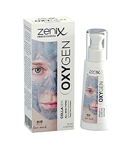 zenix Zenix oxygen collagen bubble face mask deep cleansing clay