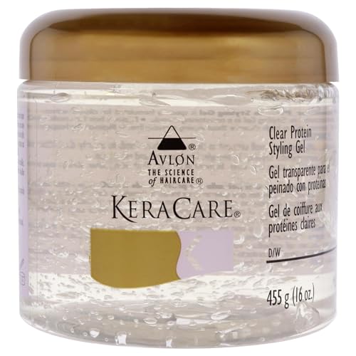 Avlon KeraCare Clear Protein Styling Gel For Unisex 16 oz Gel