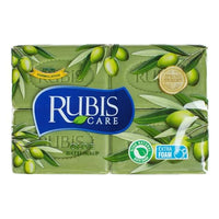 Rubis RUBIS Care Green Soap Bars with Olive Oil 125g x 4 pcs - 6299