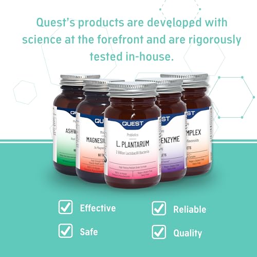 Quest Sea Buckthorn Oil Omega 3, 6 & 7, Berry Oil & Palmitoleic Acid Supplement. Supports Skin & Eye Health Plus Post Menopause Dryness. Vegan Omega Anti-Inflammatory Supplement Tablets (120 Capsules)