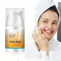 Honey Cream, Face & Eye Crème for Dark Circles and Puffiness, Face Moisturizer and Body Lotion w/Hydrating Honey, Beeswax for Extremely Dry Skin For Dry and Itchy Skin Rosacea & Eczema Prone Skin50ml