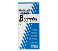 HealthAid Vegan B-Complex Tablets - (Pack of 60 Tablets)