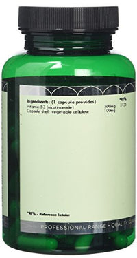 Vitamin B3 Nicotinamide 500mg | Non-Flush High Strength Vitamin B3 | 120 Vegan Capsules | G&G Vitamins
