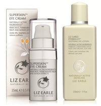 Liz Earle Superskin Eye Cream 15ml and Eye Bright 150ml Duo
