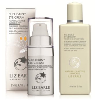 Liz Earle Superskin Eye Cream 15ml and Eye Bright 150ml Duo