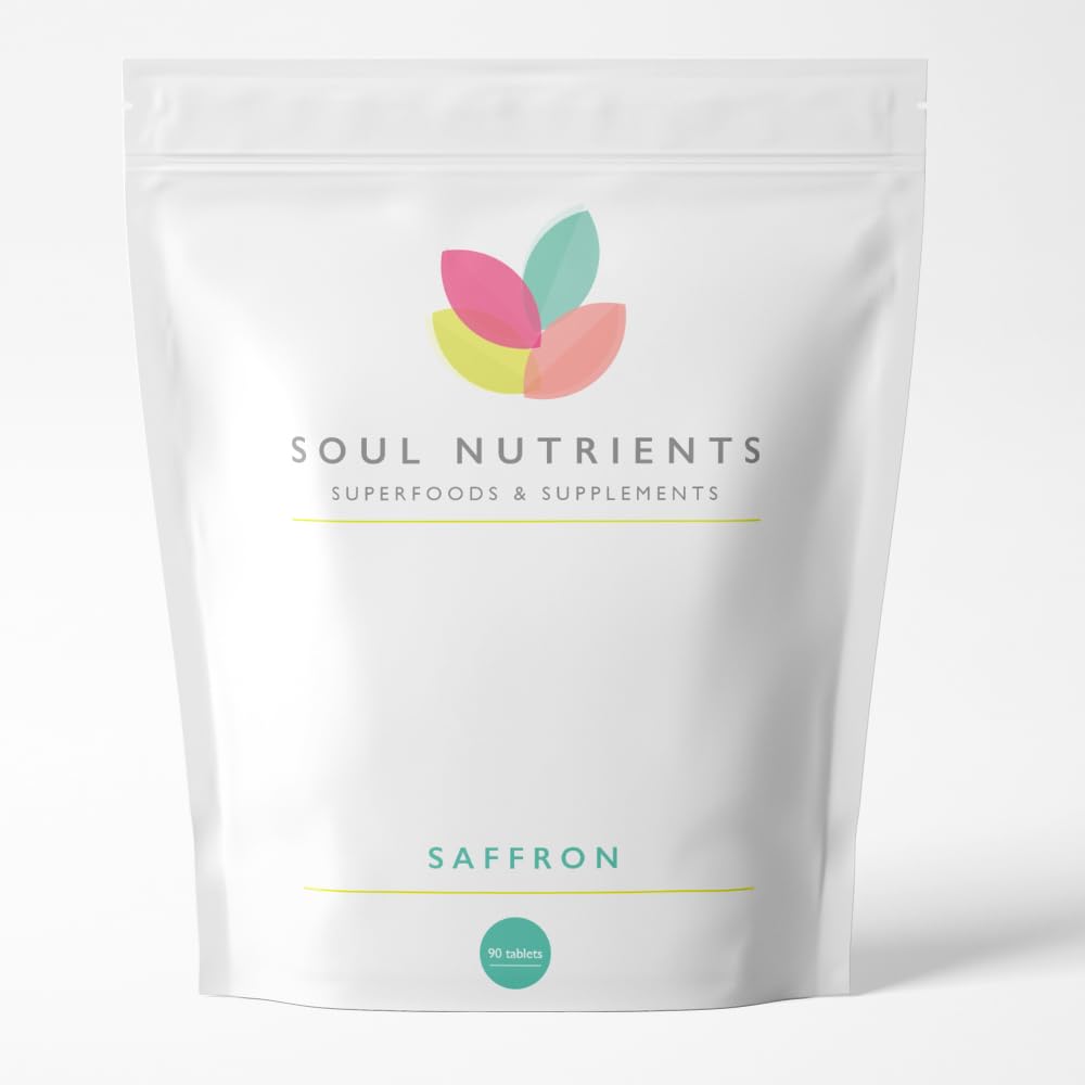 Soul Nutrients Saffron Extract Supplement, 90 Tablets