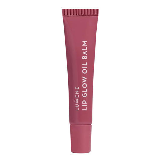 Lumene LUMENE Lip Glow Oil Balm | Shade 5 Raspberry | Hydrating Tinted Lip Oil with Glossy Finish | Nourishing Vegan Formula with Natural Oils | Non-Sticky, Natural Shine | 10ml